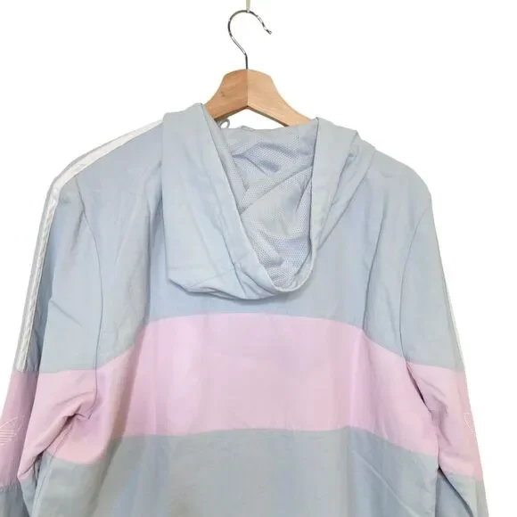 Adidas Originals Bandrix Windbreaker Full-Zip Jacket Men's Size Small Hooded - Picture 11 of 16